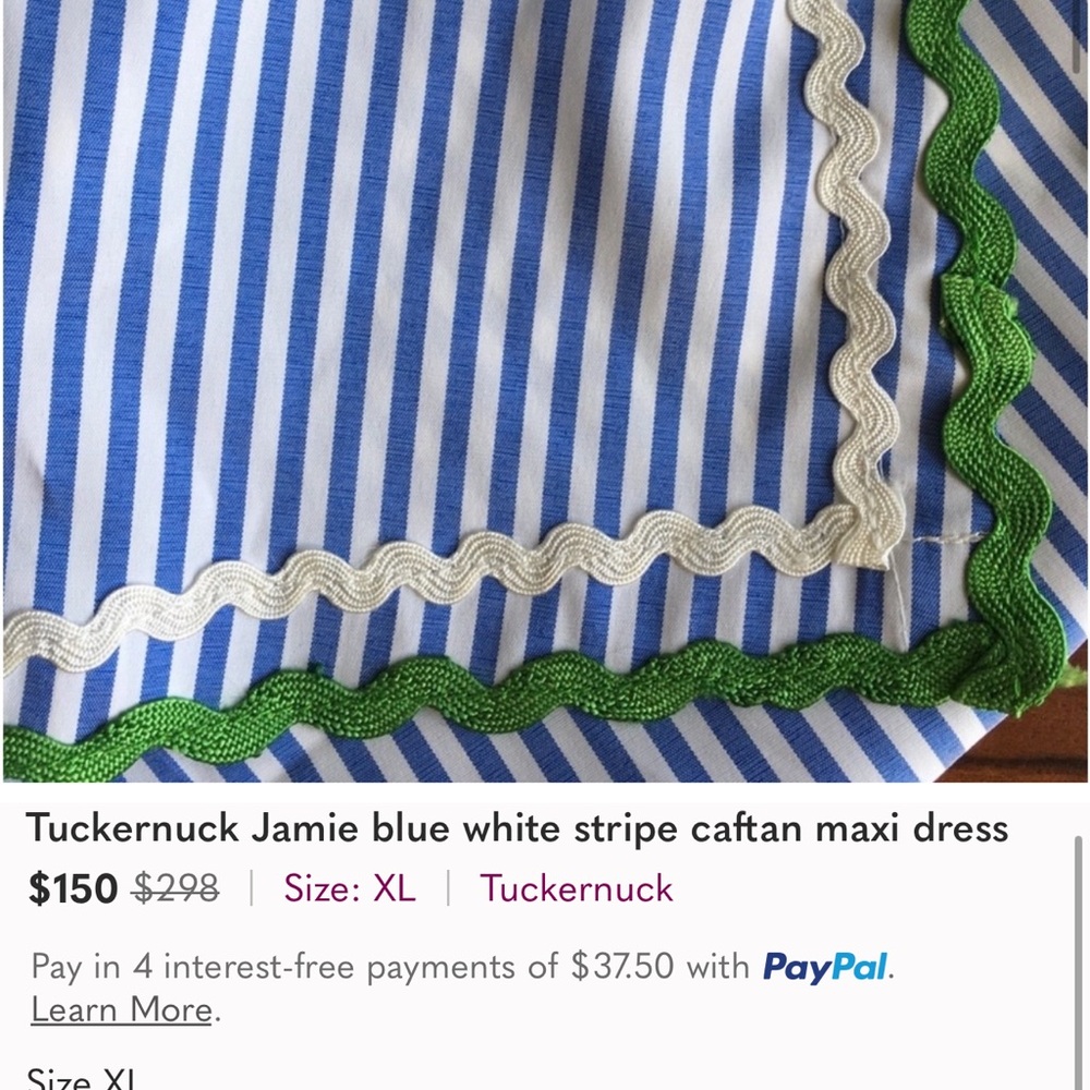 Tuckernuck stripe dress XL - Picture 4 of 4